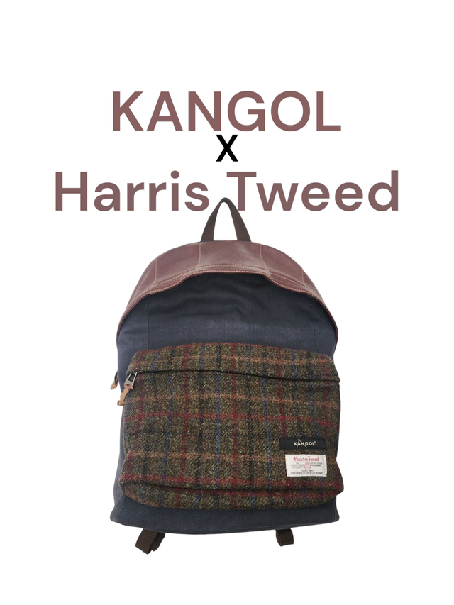 KANGOL X Harris tweed  캉골 X 해리스트위드 백팩