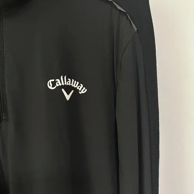 callaway 캘러웨이 우븐 배색 반집업 긴팔 티셔츠 100 s85