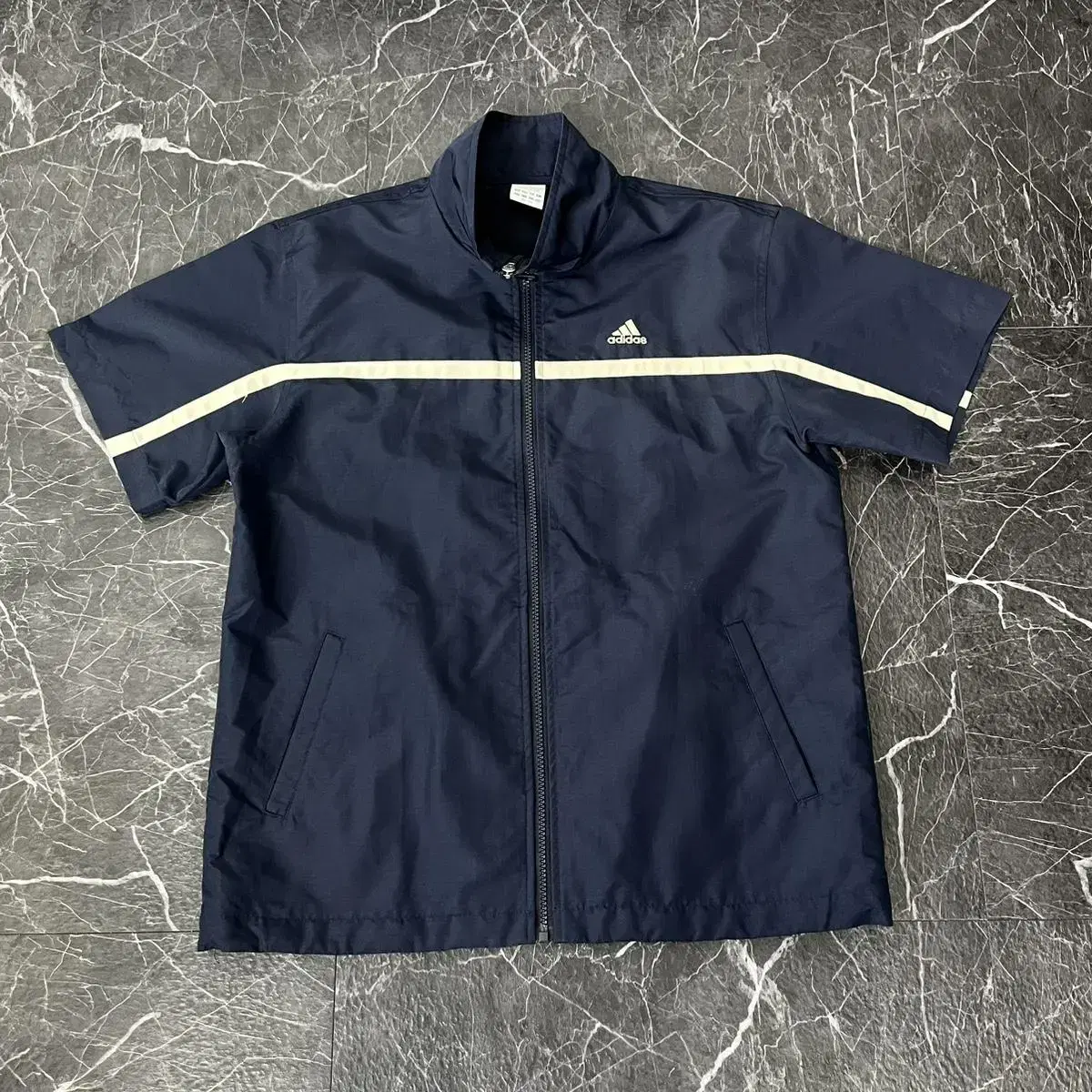 Adidas Piping Short Sleeve Windbreaker