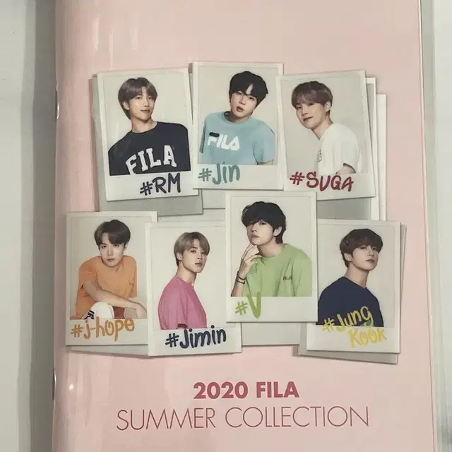 방탄 FILA SUMMER COLLECTION