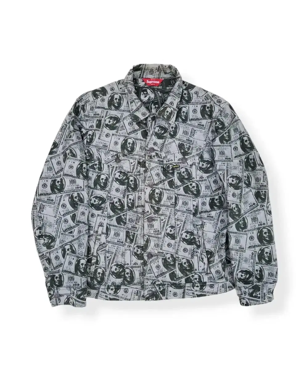 supreme dollar bill tracker jacket