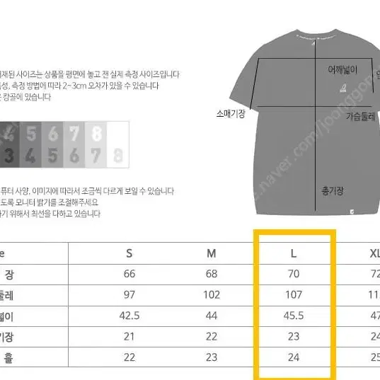 (새상품) 캉골 블랙 기본티셔츠 L 라지