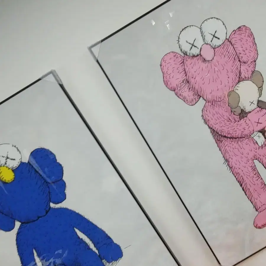 세서미스트리트 카우스 kaws 대형 그림 액자 팝아트 인테리어소품 피규어