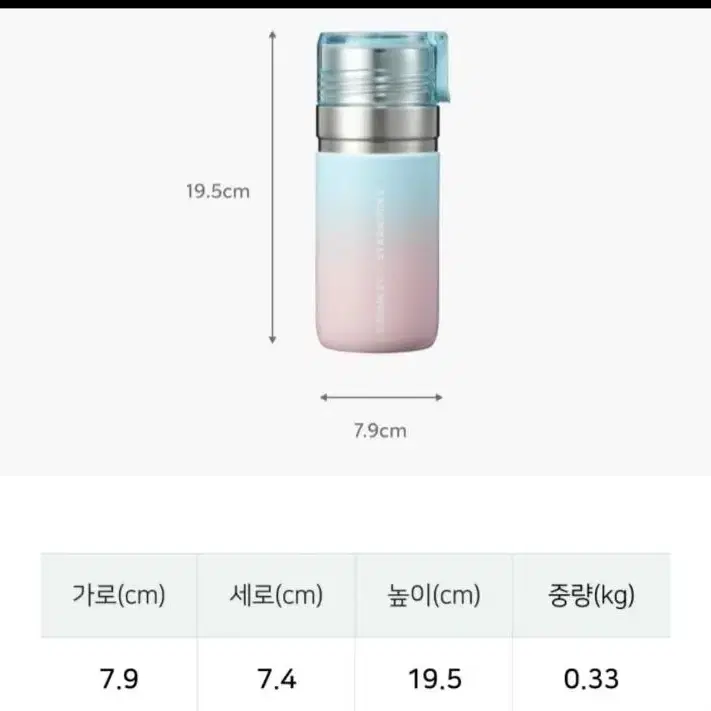 스타벅스 ss서머 하이디아웃통가보온병