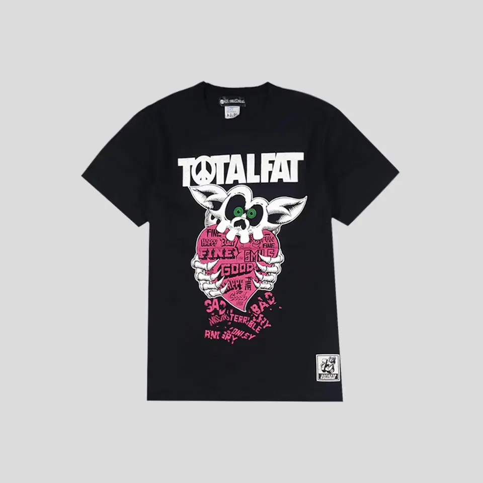 RX-RECORDS 블랙 TOTALFAT 일본 투어리스트 락밴드 락티 코