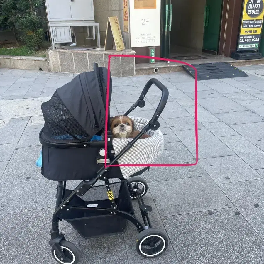 피카노리 강아지 유모차 개모차