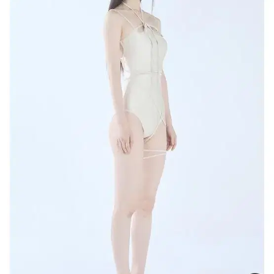 페인오어플레져 수영복 ORCHID SWIMSUIT light beige