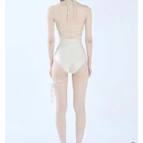 페인오어플레져 수영복 ORCHID SWIMSUIT light beige