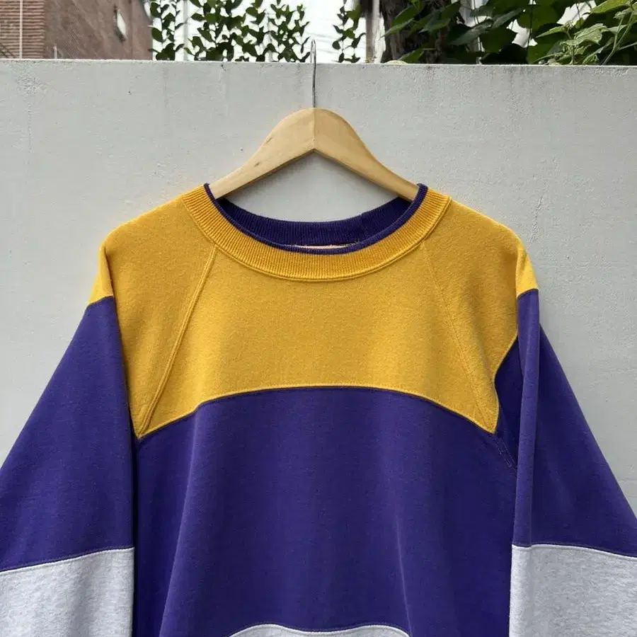 90s NUTMEG USA 3-TONE PLAIN SWEATSHIRT