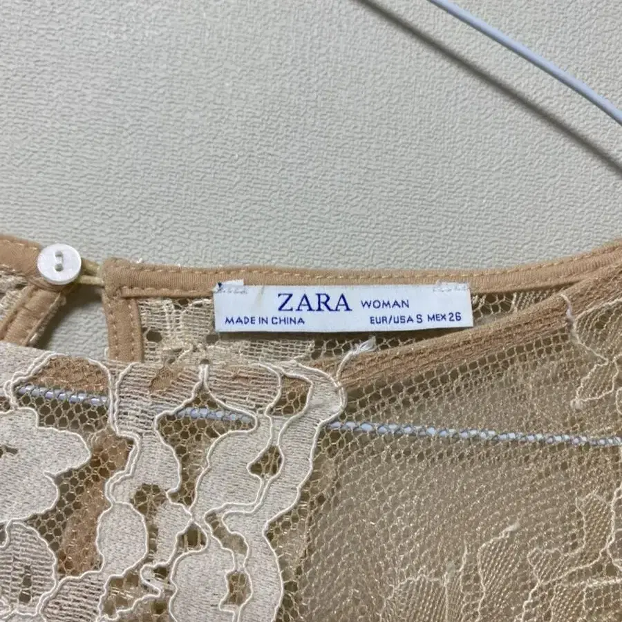 ZARA 자라 망사 시스루 블라우스