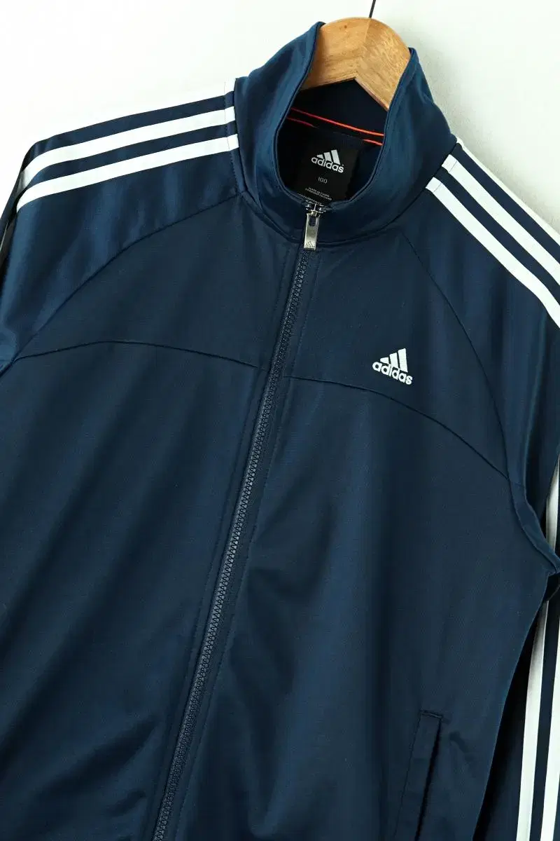 (XL) Adidas Zip-up Windbreaker Jacket Poly Old School Unique