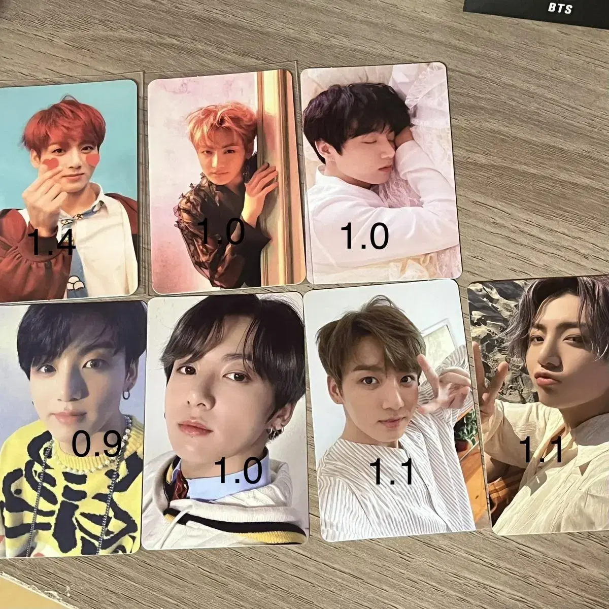 BTS jungkook photocard WTS