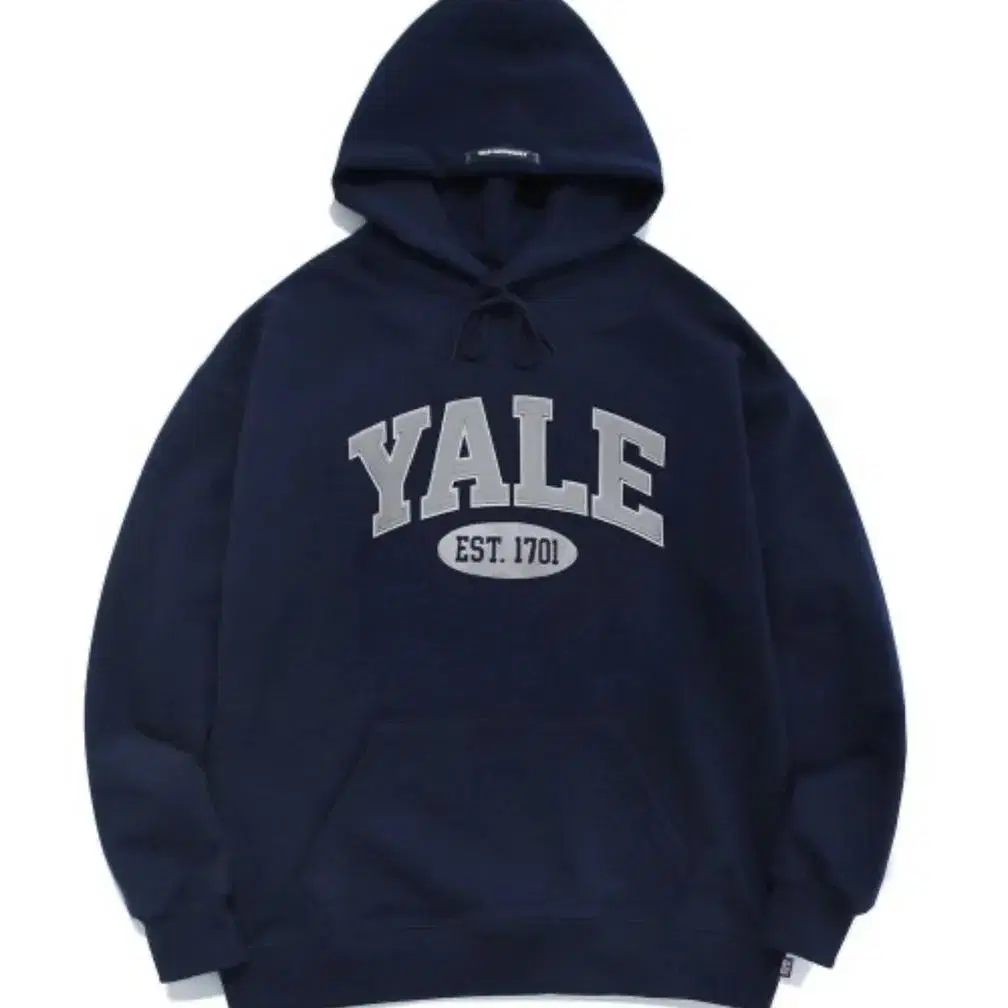 예일 yale 2 tone arch hoodie 네이비 남색 후드티