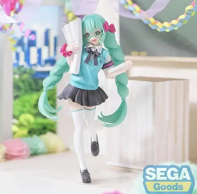 Hatsunemiku Glasses Figure Classical Bishoujo Figure