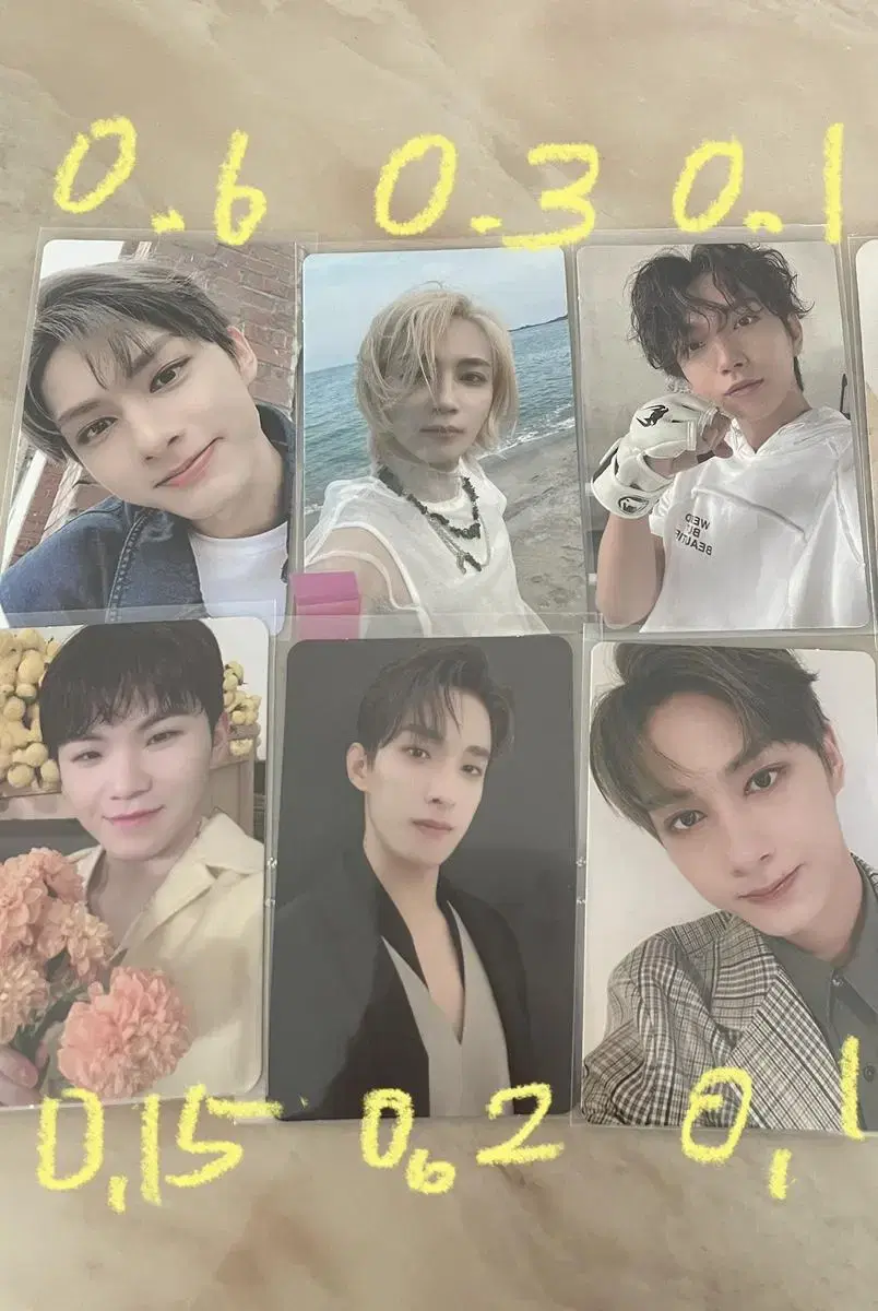 seventeen jeonghan joshua woozi dk jun photocard wts bulk bunches