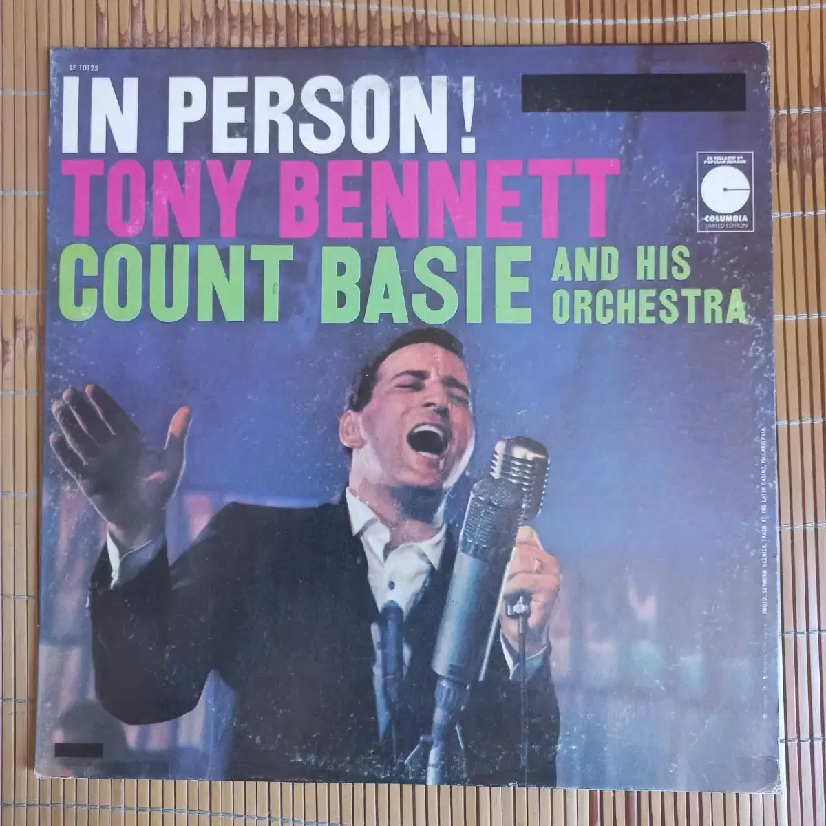 Lp중고 토니 베넷 TONY BENNETT : IN PERSON ! 음반