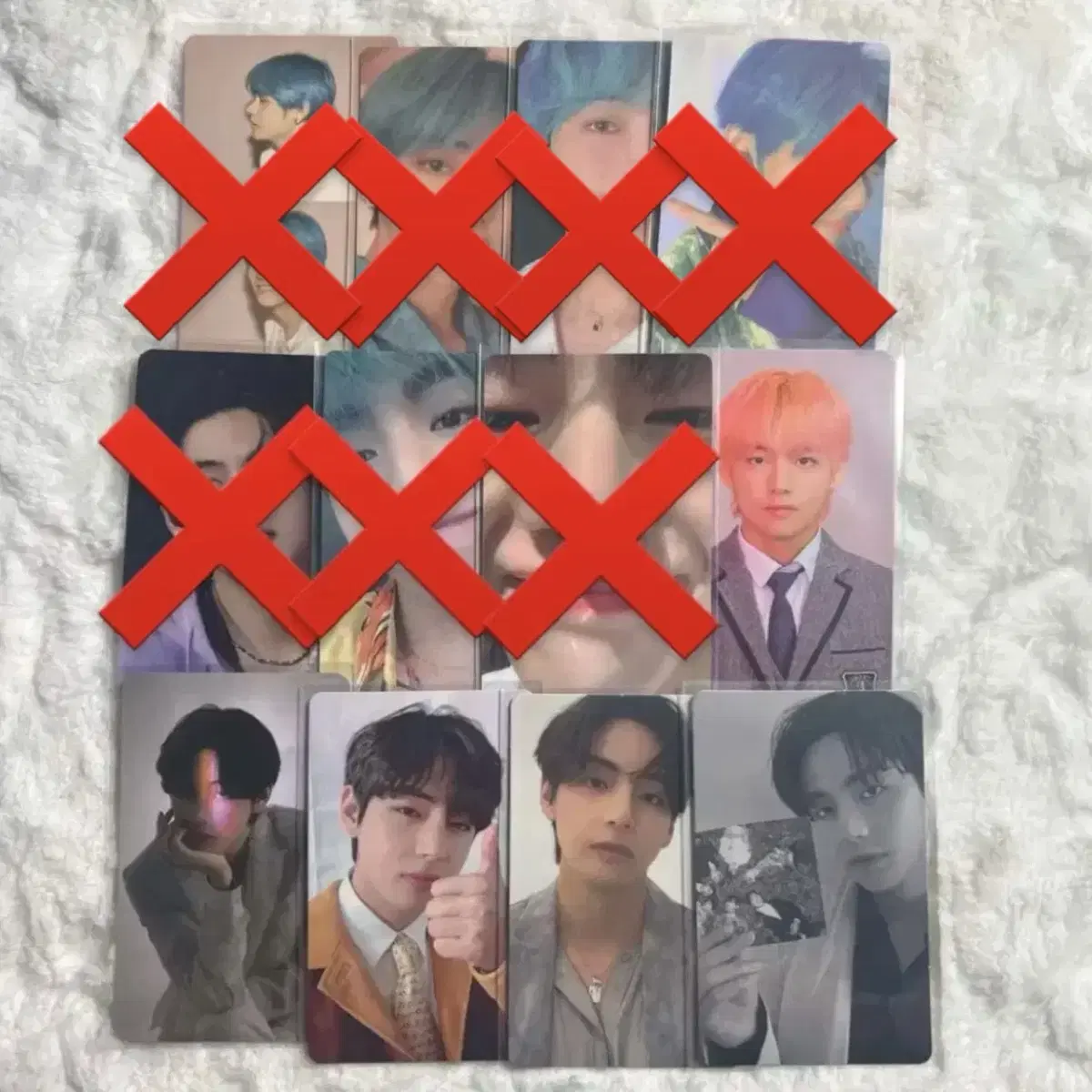 bulk transfer of bangtan v photocardnam jun seok jin yoon ki suga hoseok j-hope jimin taehyung bts v