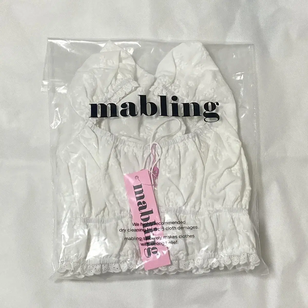 새/ 마블링 스퀘어넥 블라우스 mabling