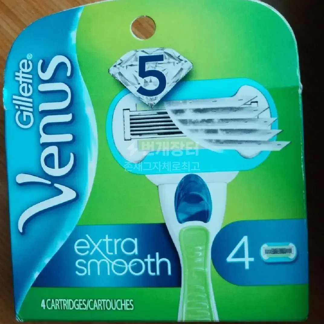 정품 Gillette Venus Extra Smooth 리필 면도날