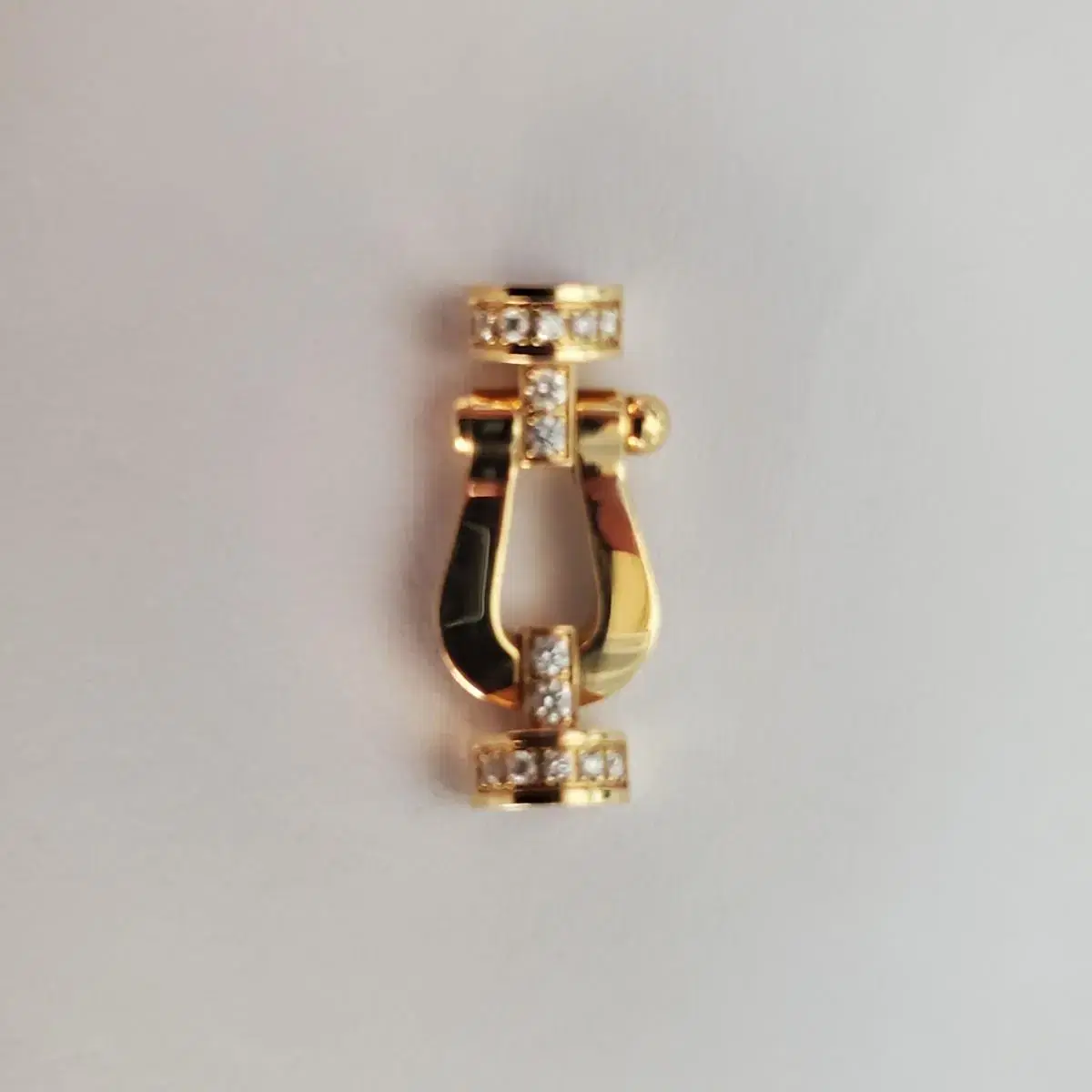 Fred Forten Medium Half dia Pink Gold Bracelet