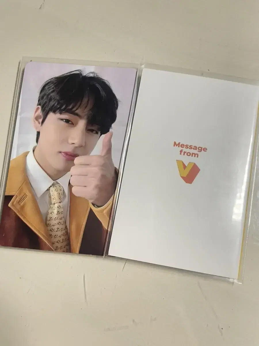 Bangtan Taehyung Butter pre-order benefit (+message card) photocard WTS