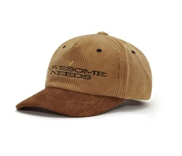 어썸니즈 SIGNATURE CAP_FLAT_CAMEL BROWN