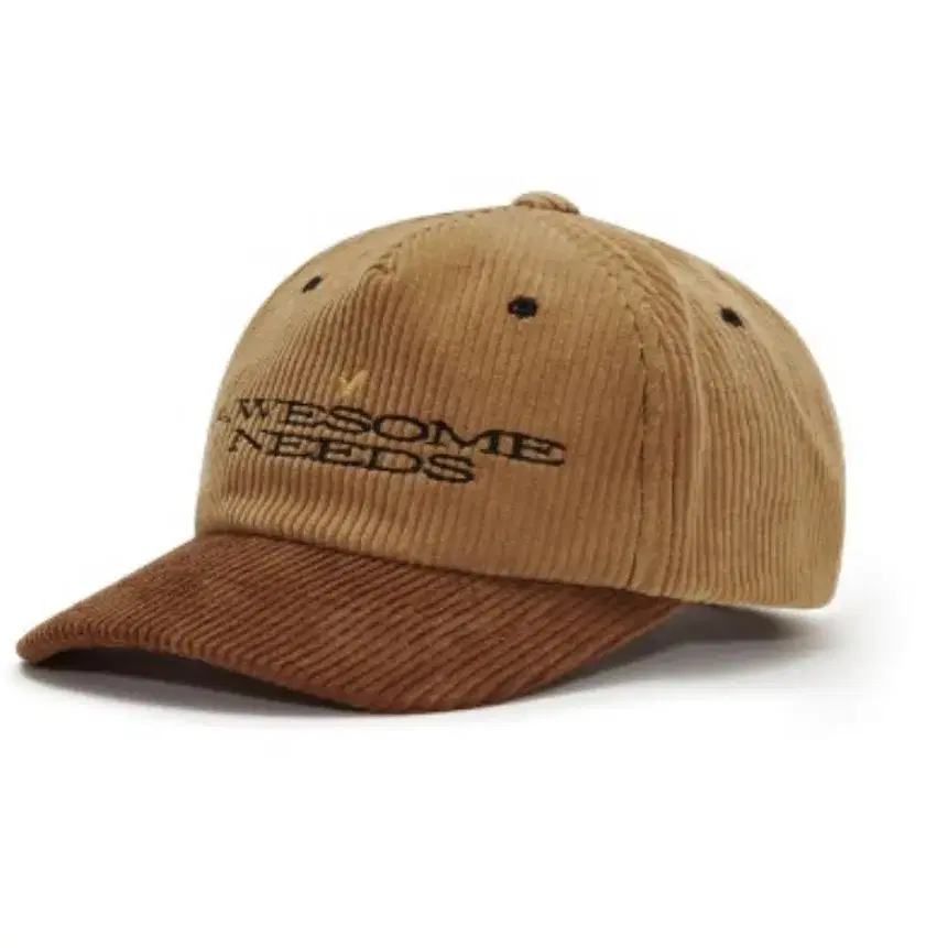 어썸니즈 SIGNATURE CAP_FLAT_CAMEL BROWN