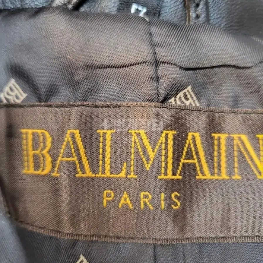 정품 BALMAIN 양가죽 롱코트 44~55