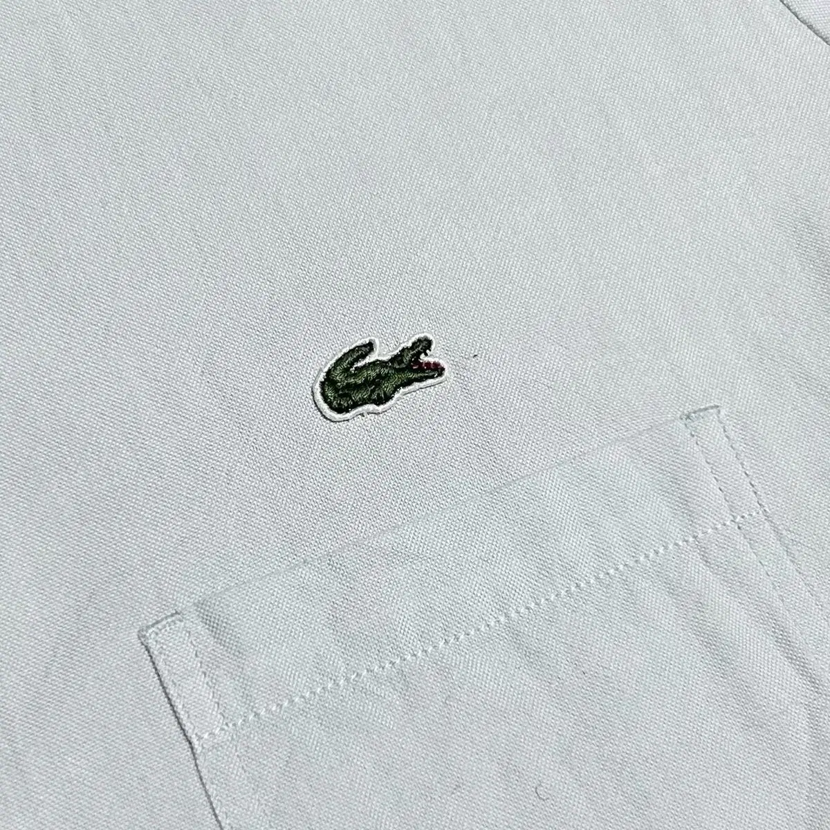 [ L ] Lacoste 라코스테 하늘색 옥스퍼드 셔츠