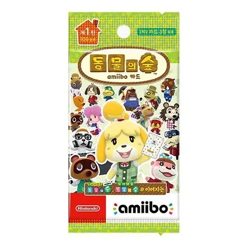 닌텐도 동물의 숲 amiibo (아미보) 카드 1탄