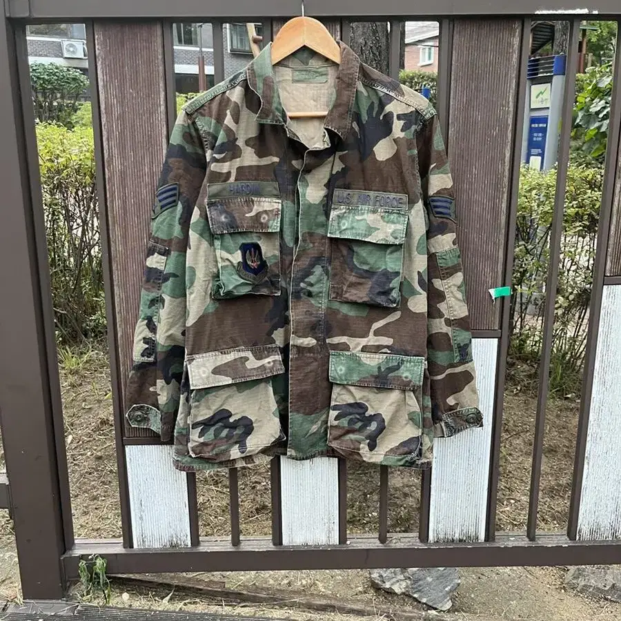 90s usa usaf 미군 카모 bdu 자켓