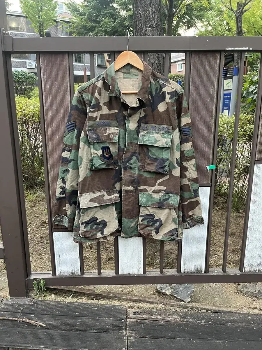 90s usa usaf 미군 카모 bdu 자켓