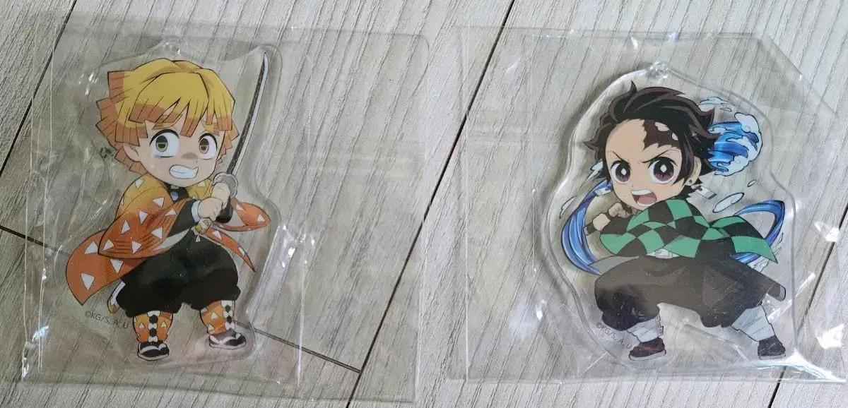 Demon Slayer Blade Demon Slayer Infinite Train SDAcrylic Keyring Kamadotanjinso AgatsumaZenitsu Set