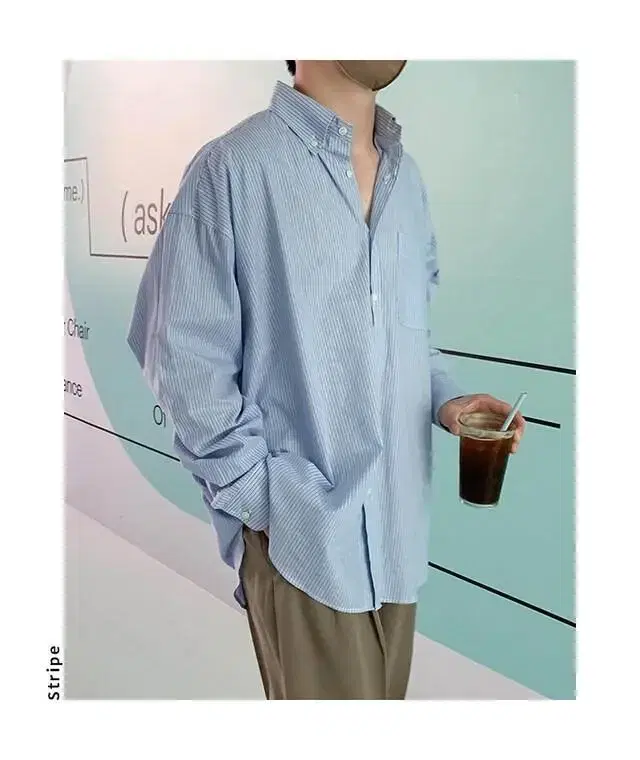 Men's ShirtStriped Shirt