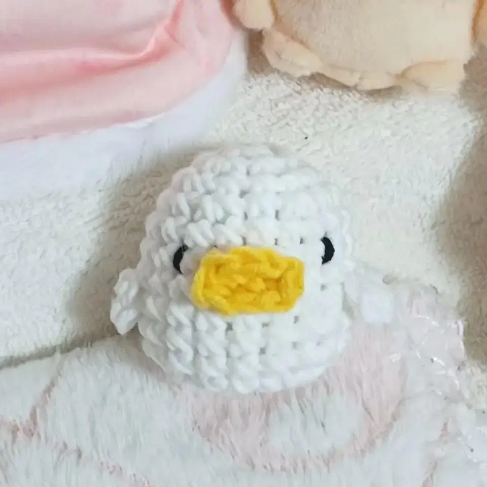 꽥꽥이 뜨개인형 키링