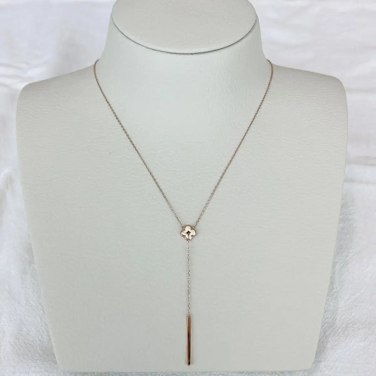 [Free Shipping] 14k Clover y Women keum Necklace