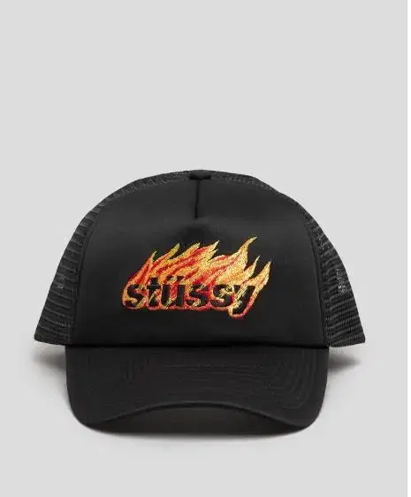 stussy 스투시 플레임  트러커캡