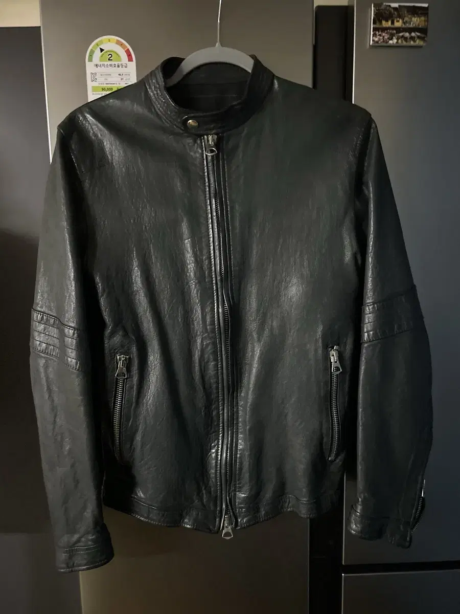 PANICALE Leather Rider Jacket48(95)