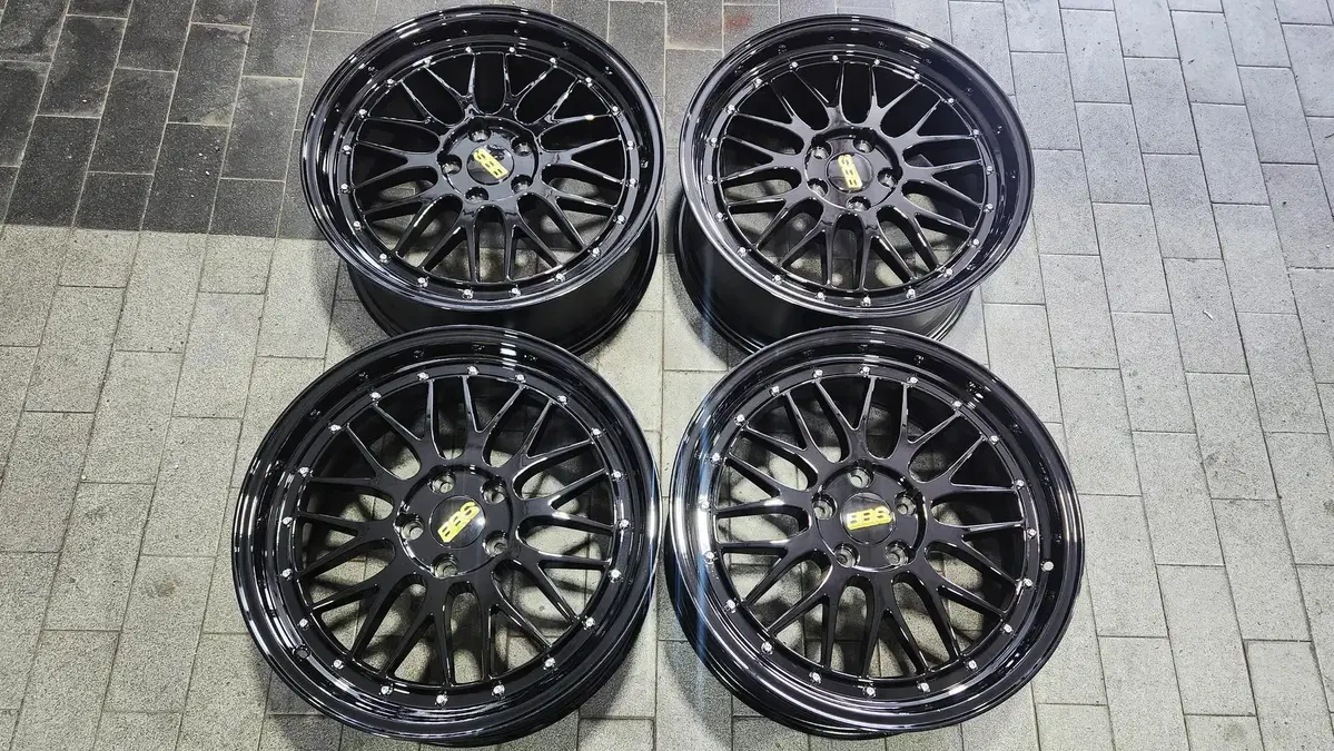 18인치 BBS LM.st (PCD112) 유광블랙 신품휠 1대분