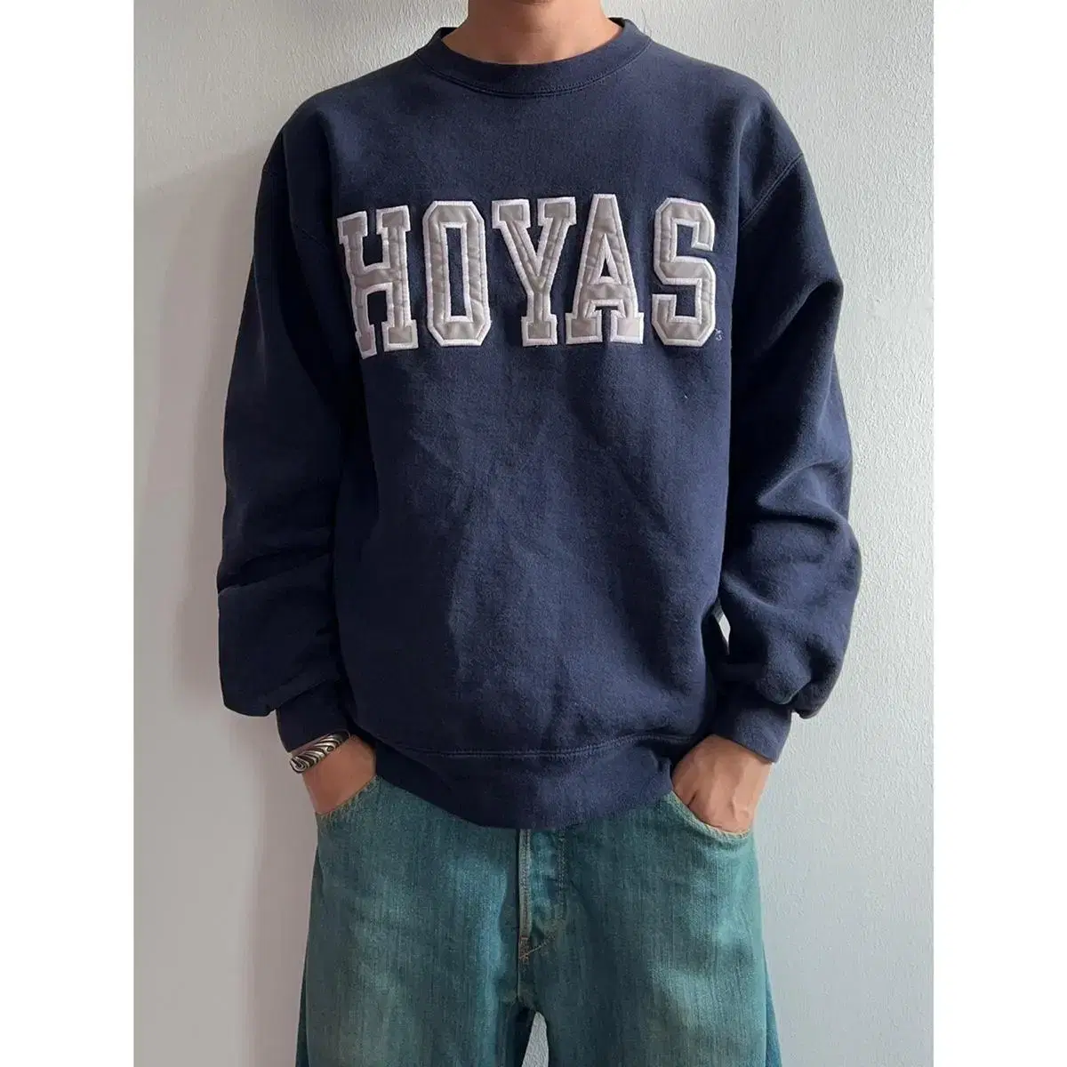 90s EA Apparel Hoyas 스웻셔츠