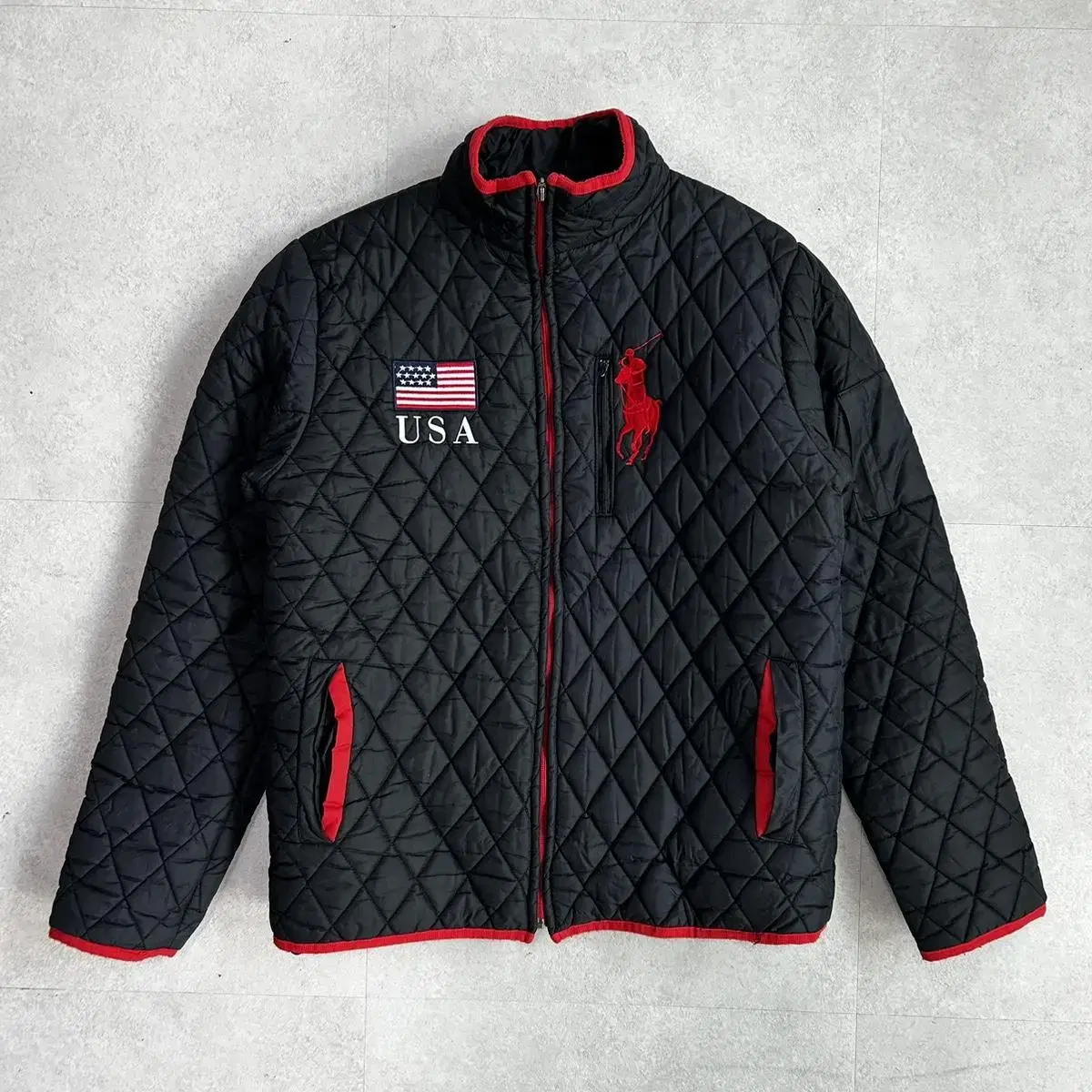 1990s USA POLO Quilted Jacket