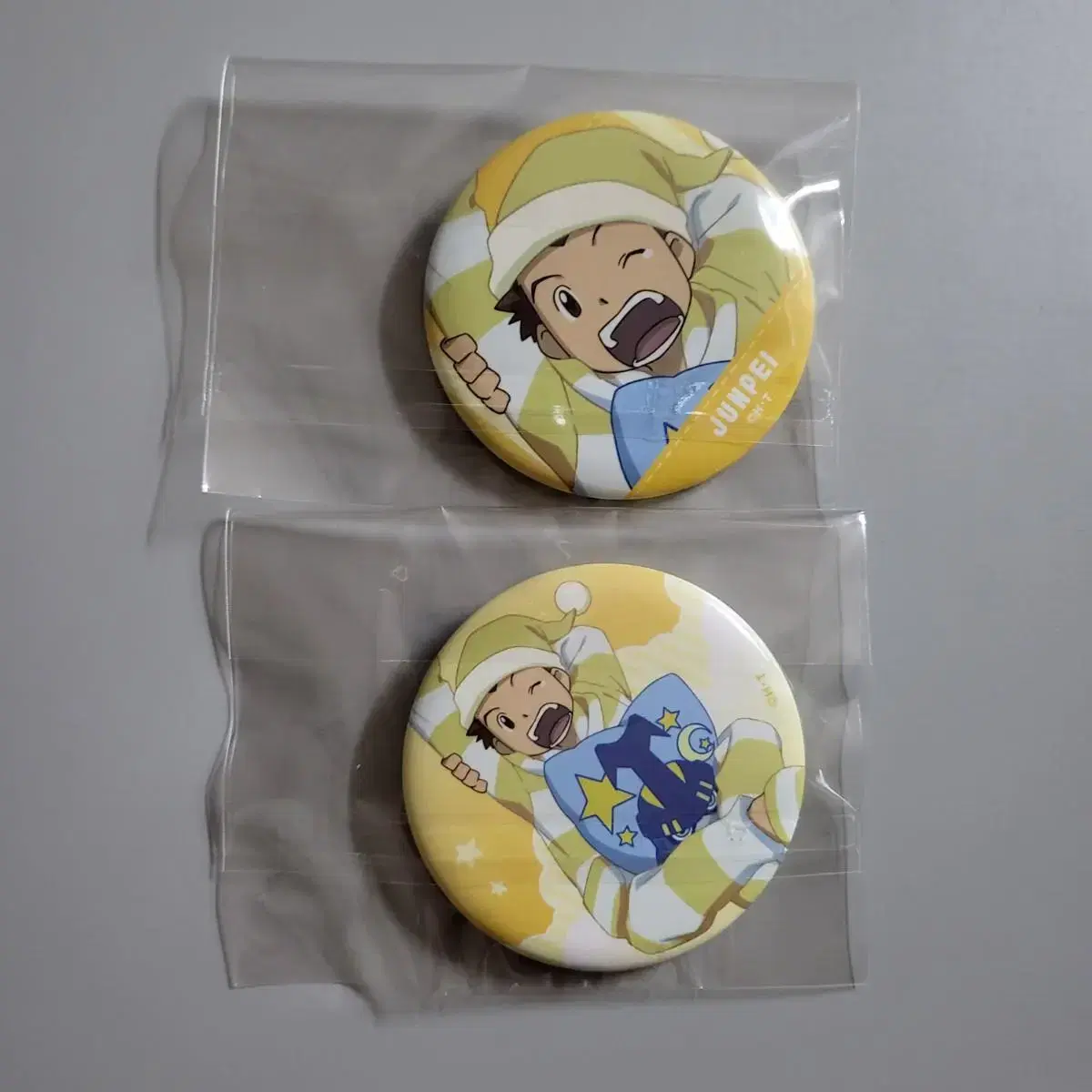 Digimon Frontier 20th Anniversary Pajama Can Badge doyoung Jun Fei