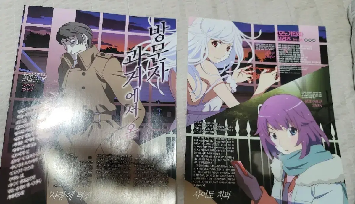 Monogatari series photo clipping