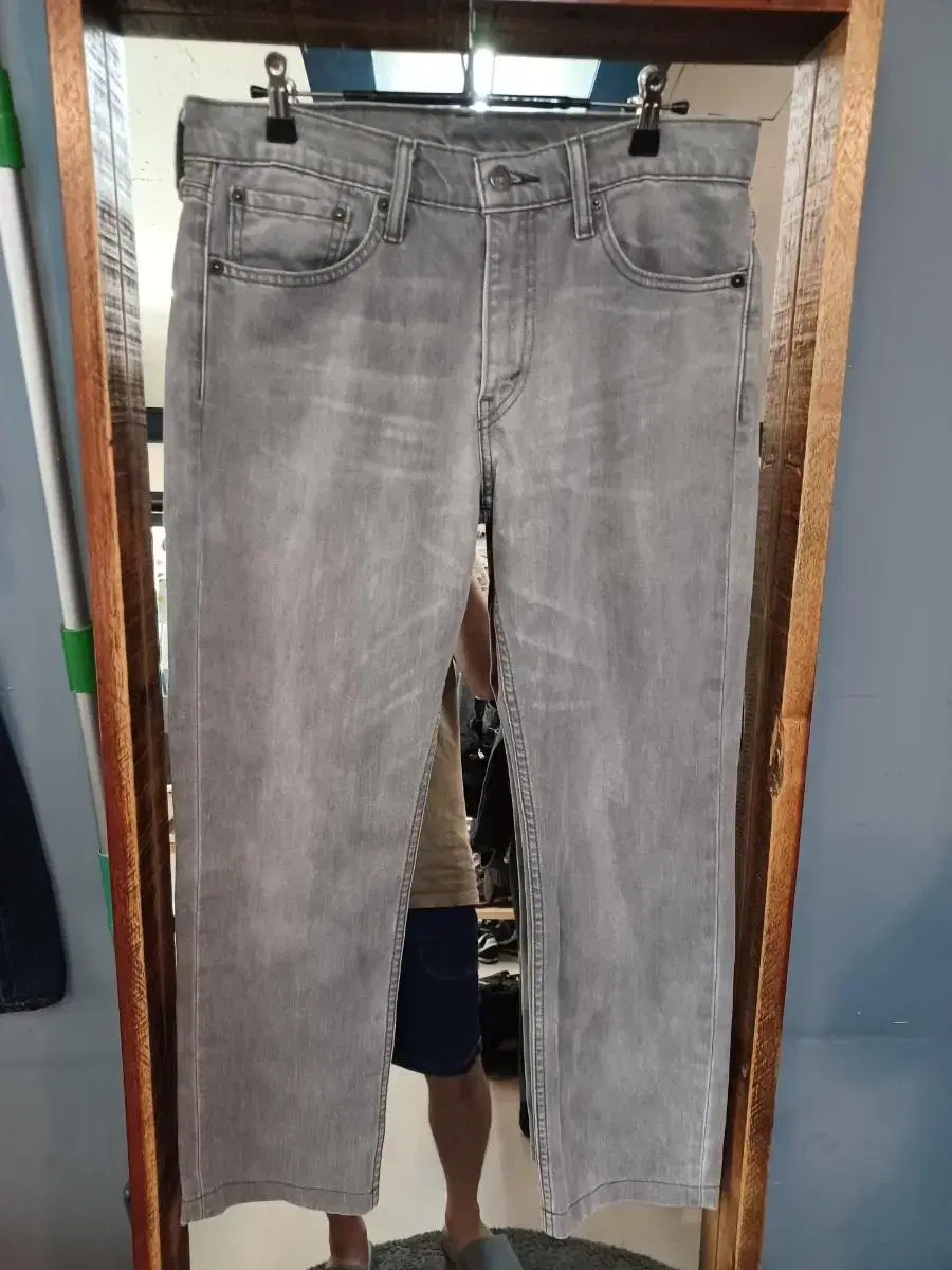 Gray Denim Pants by Levi's Japan 32