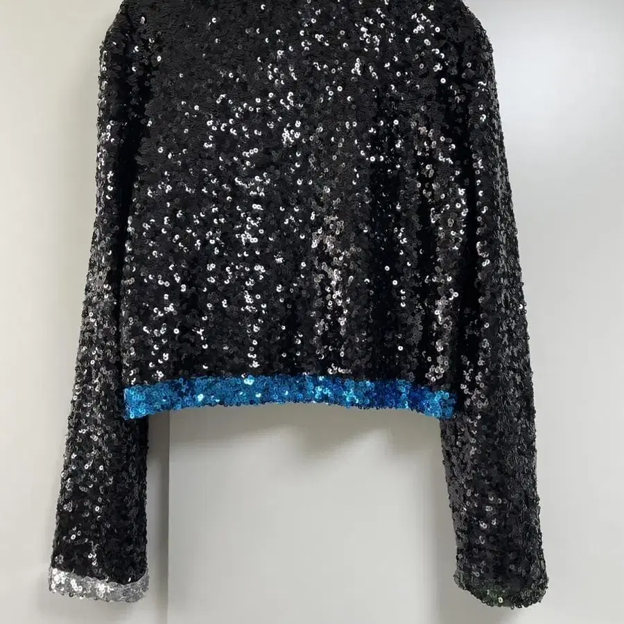 Recto Sequin Colorblock Cardigan