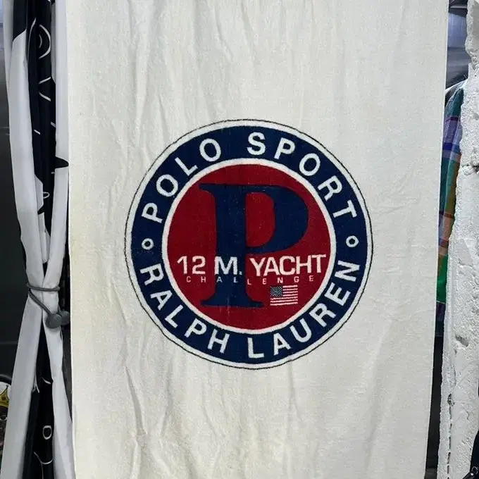 90s polo sport yacht beach towel 폴로스포츠