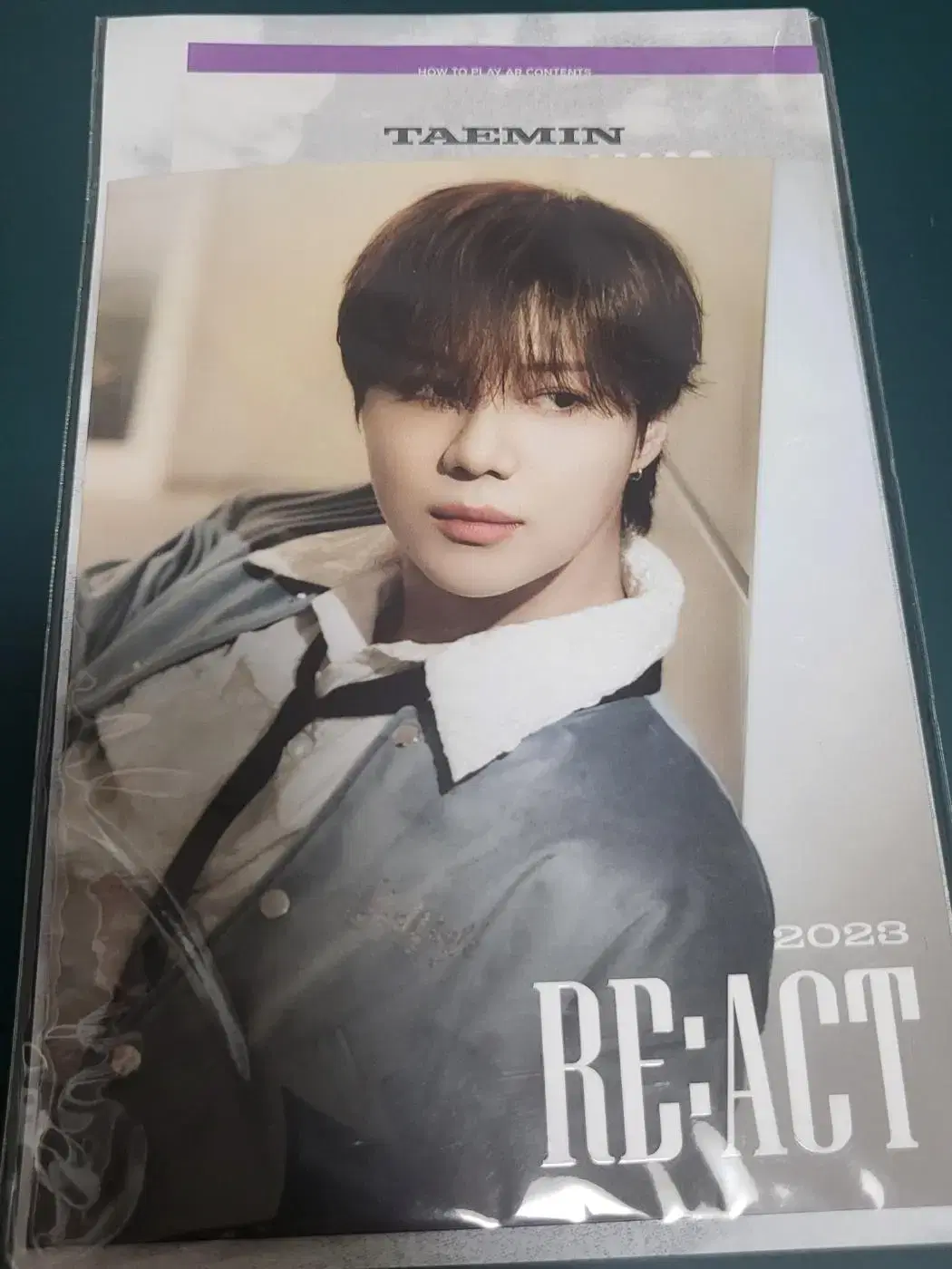 Taemin React fanmeeting Merchandise sealed Costs