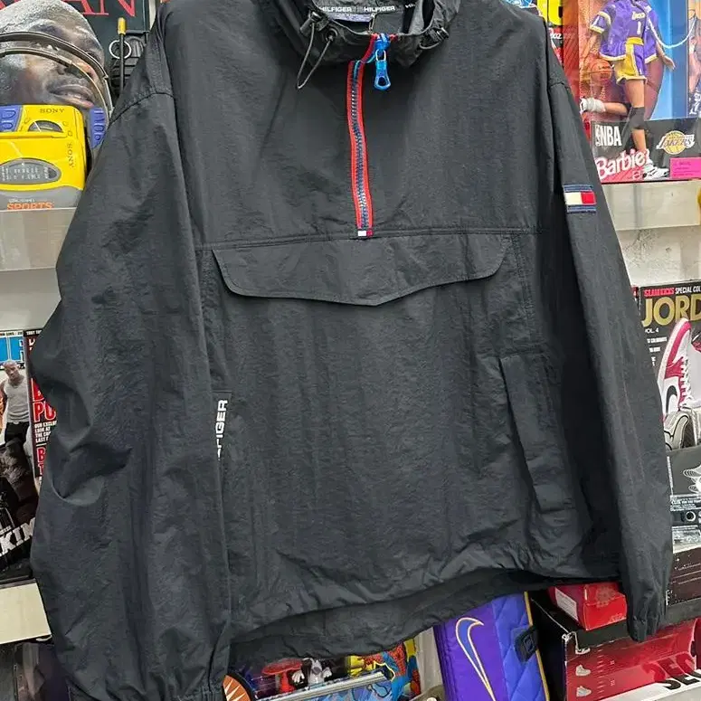 90s tommy hilfiger anorak 타미힐피거 아노락 블랙