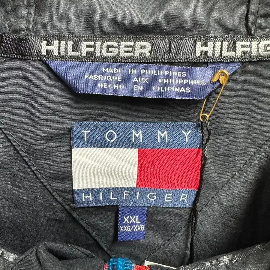 90s tommy hilfiger anorak 타미힐피거 아노락 블랙