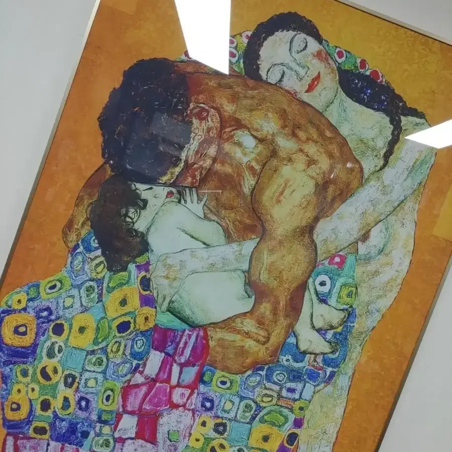 크림튼 키스 연인 대형 그림 액자 팝아트 인테리어소품 인테리어액자